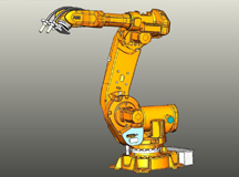 Shot blasting robot/ multi-axis mechanical arms