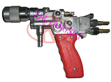 Metal/plastic powder melting sprayer