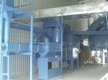Abrasive recycle filtering separating system