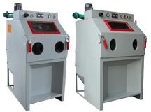 Environment friendly suction type sandblasting cabinet series