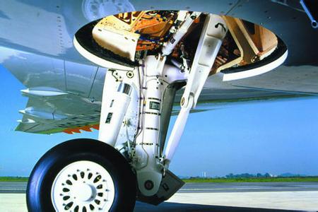 Powerful blasting machine CNC aircraft landing gear