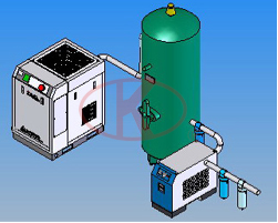 Compressor / rear cooler / Pressure Vessels