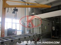 Shanghai Liangshi  develop  coating line  bezel  automated manual sandblasting machine for customers