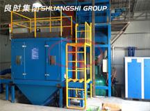 Developed a high-speed  rail track components automatic sandblasting machine for an Institute in Shanghai 