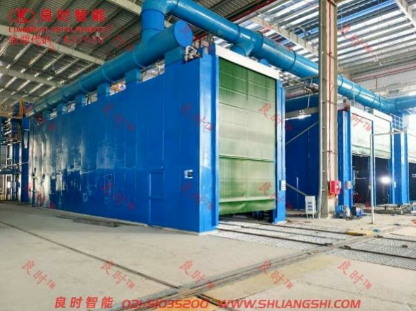 Sanding and sandblasting room | Liangshi creates container beauty secondary sanding production line system equipment for a well-known listed international group company in Vietnam