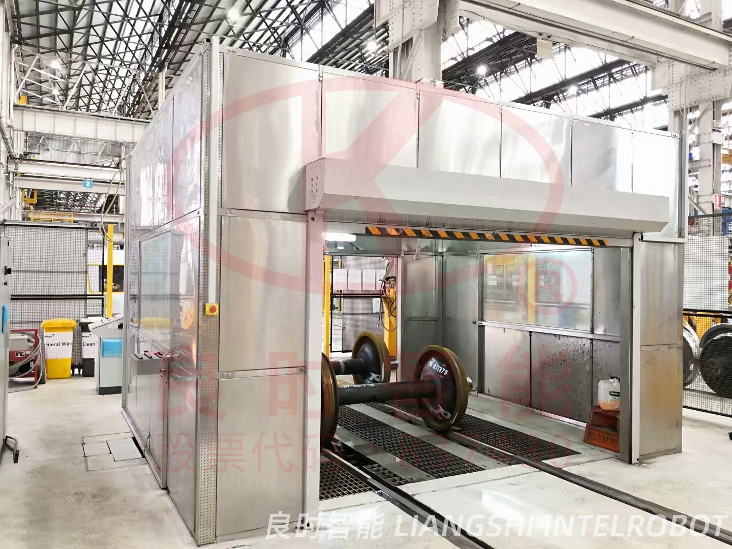 Locomotive wheel set cleaning room/locomotive bogie sandblasting room/paint drying room