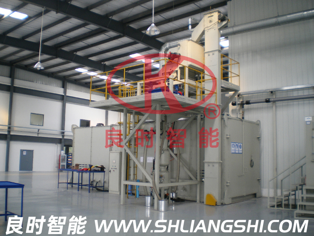 Shot blasting room system | Aerospace equipment Shot blasting coating system equipment