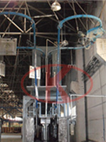 Enamel coating drying production line