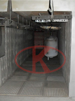 Water heater enamel stove tunnel 