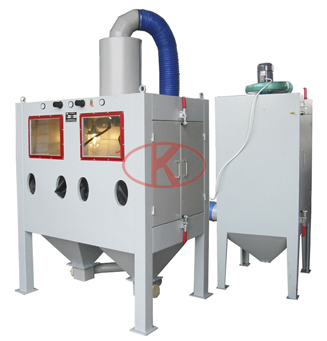 LS1510AD-Ⅱ double-station top suction type sandblasting cabinet