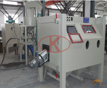 LSASBC1511F-2A type manual-automatic integrated multi-functional sandblasting cabinet