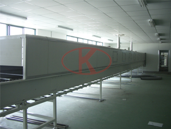 Chain-type conveyor  through-type automatic painting parch line