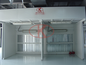 HIP environmental dry air spray booth