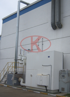 Painting room VOC catalytic combustion apparatus of organic waste