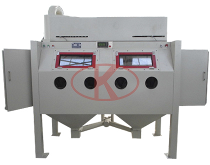 Automatic sandblasting cabinet (double-station auxiliary)