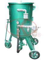 manual control mobile type blast machine