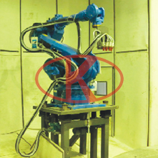 Yaskawa blasting robot system