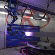 Robot online auxiliary arc melting shoot spray(2)