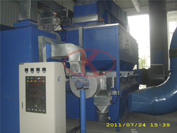 Ships block painting sandblasting dust removal equipment system