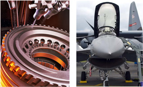 Aircraft parts CNC shot peening