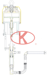 Heavy-duty high-pressure airless sprayer schematics