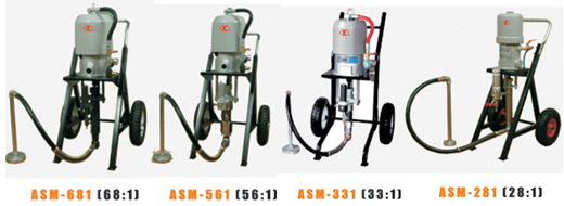 Trolley heavy-duty and industrial high-pressure airless sprayer