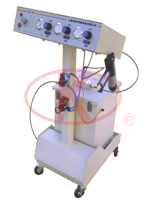 Electrostatic paint spraying equipment