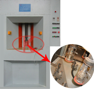Multi-station rotary turntable automatic sandblasting cabinet ( with vortex separation)