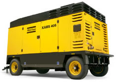 Large mobile air compressor