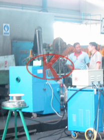 High-frequency welded online automated spray zinc machine